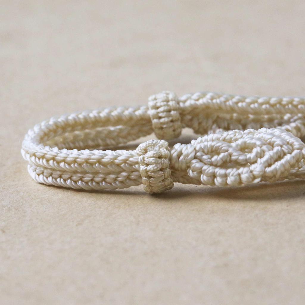 Gold Eight-Strand Braided Necklace with Jadeite Jade Pendant