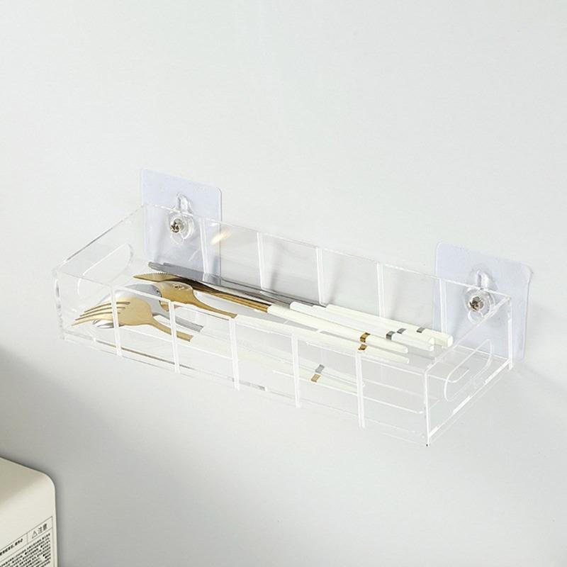 Elegant Designs Single Pack Multipurpose Acrylics Dish Portable Accessory for Serving Snacks and Fruits Daily Use Items