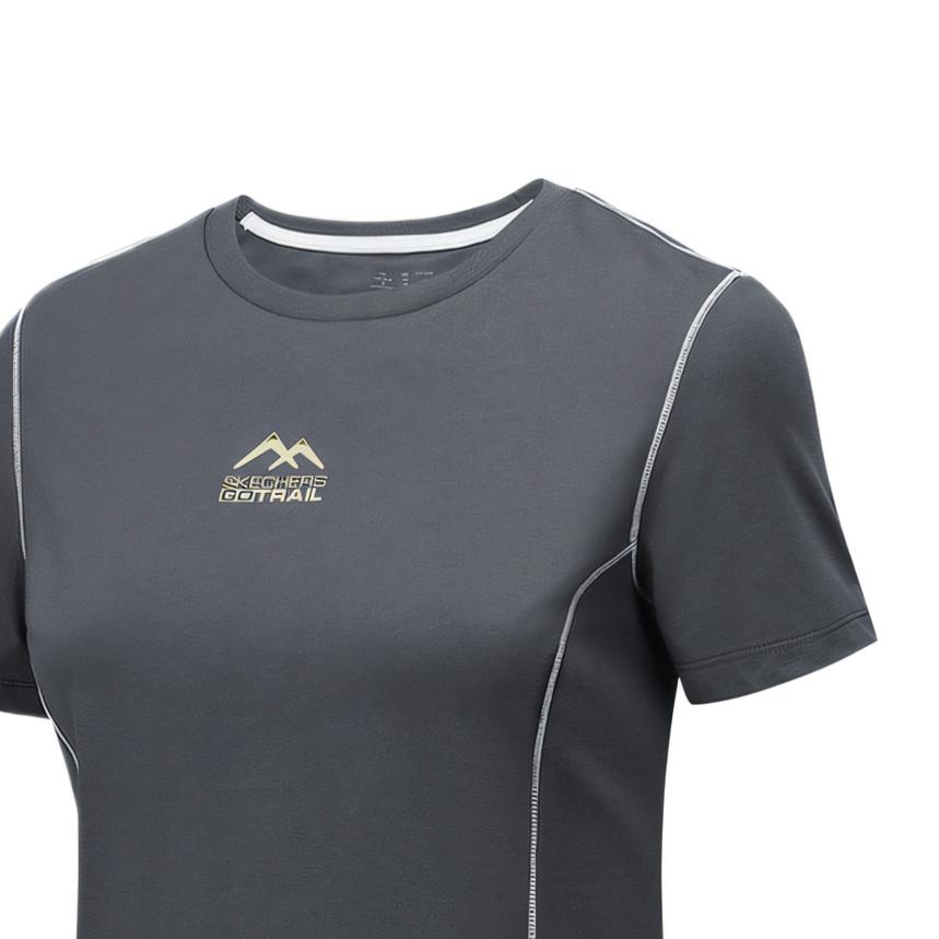 Skechers Outdoor Series Fashion Casual Soft Short Sleeve Regular T-Shirt Women Tops P325W004-0403