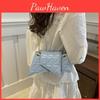 Trendy Summer Shoulder Bag For Women Chic Unique Small Square Crossbody Pu Style