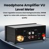 Xz-U6Pro VU Meter + Headphone Amp Combo DC 5V Desktop Linear Headphone Amplifier 6.35mm/3.5mm Jack