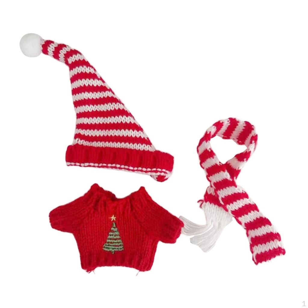 Christmas-Themed Doll Clothing for Kids with DIY Options 6.69''