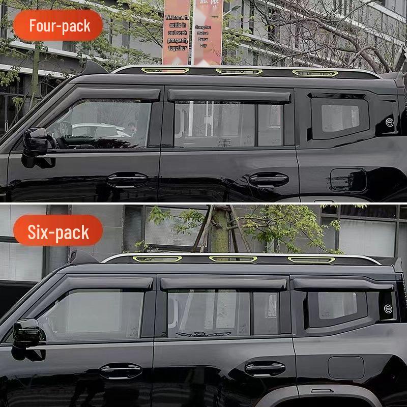 Jetour Traveler Car Sun & Rain Guard Window Visor Trim