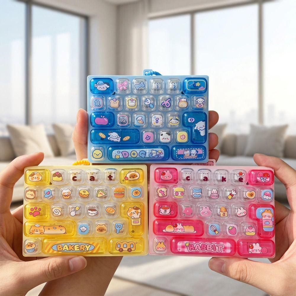 26-Tasten Mini-Tastatur Anhänger Niedliches Design Tastatur Schlüsselanhänger Kinder Tasche Anhänger