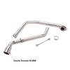 Slip On For YAMAHA FZS150 FZS 150 Motorcycle Exhaust Connection Middle Front Link Pipe Escape Moto Muffler Modify 51MM Bike Tube
