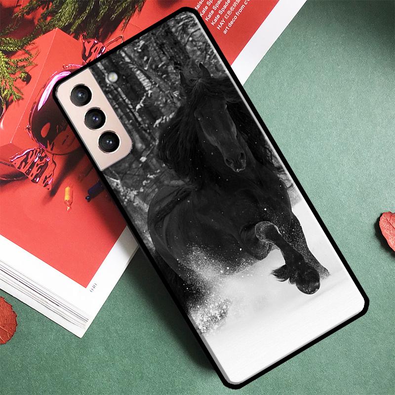 Horse Animal Phone Case For Samsung Galaxy S22 S23 S21 S10 Plus Note 20 Ultra Note 10 S20 FE Cover Fundas