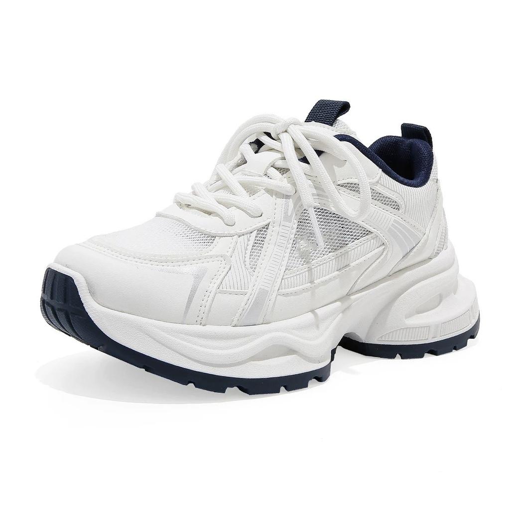 New Women's Shoes Platform Mesh Breathable Fashion Versatile Summer Retro Sports Casual Lightweight Dad Shoes Women