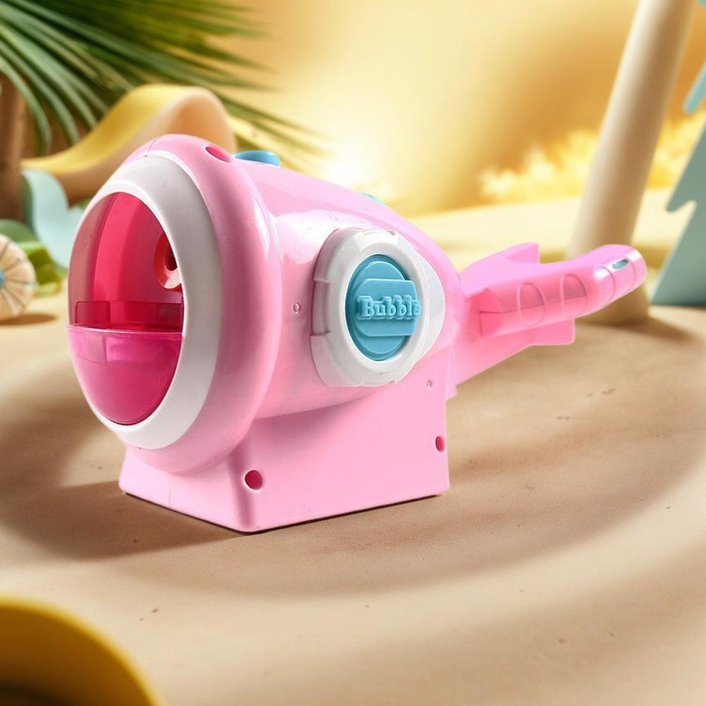 1Pc Bubble Machine Fully Automatic Blowing Electric Soap Bubbles Gun for Bicycle Seat Clip Childrens Outdoor Party Cycling Play