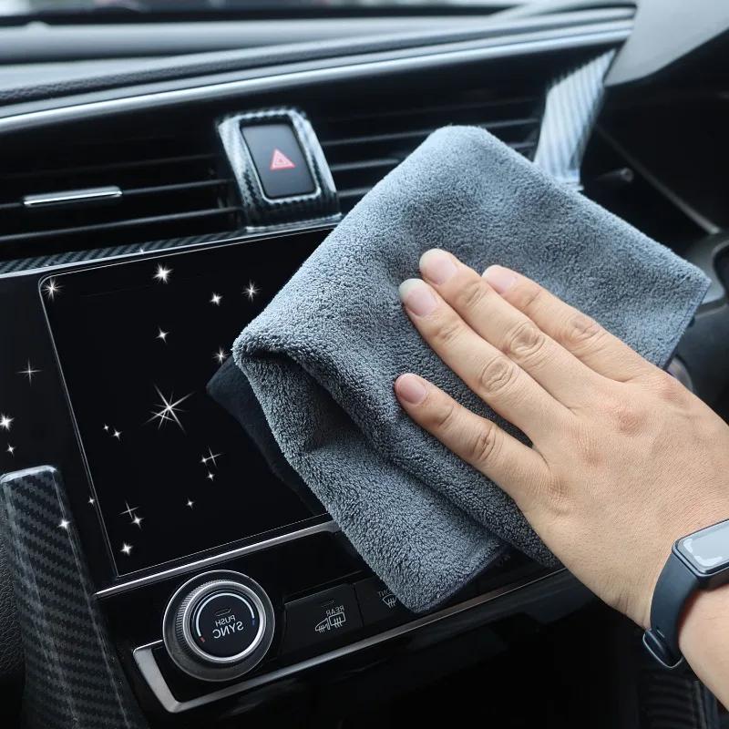 Car Wash Microfiber Towel 30x30cm Car Cleaning Drying Cloth Extra Large Washing Towels Rags for Car Detailing Care 1/2/3pcs