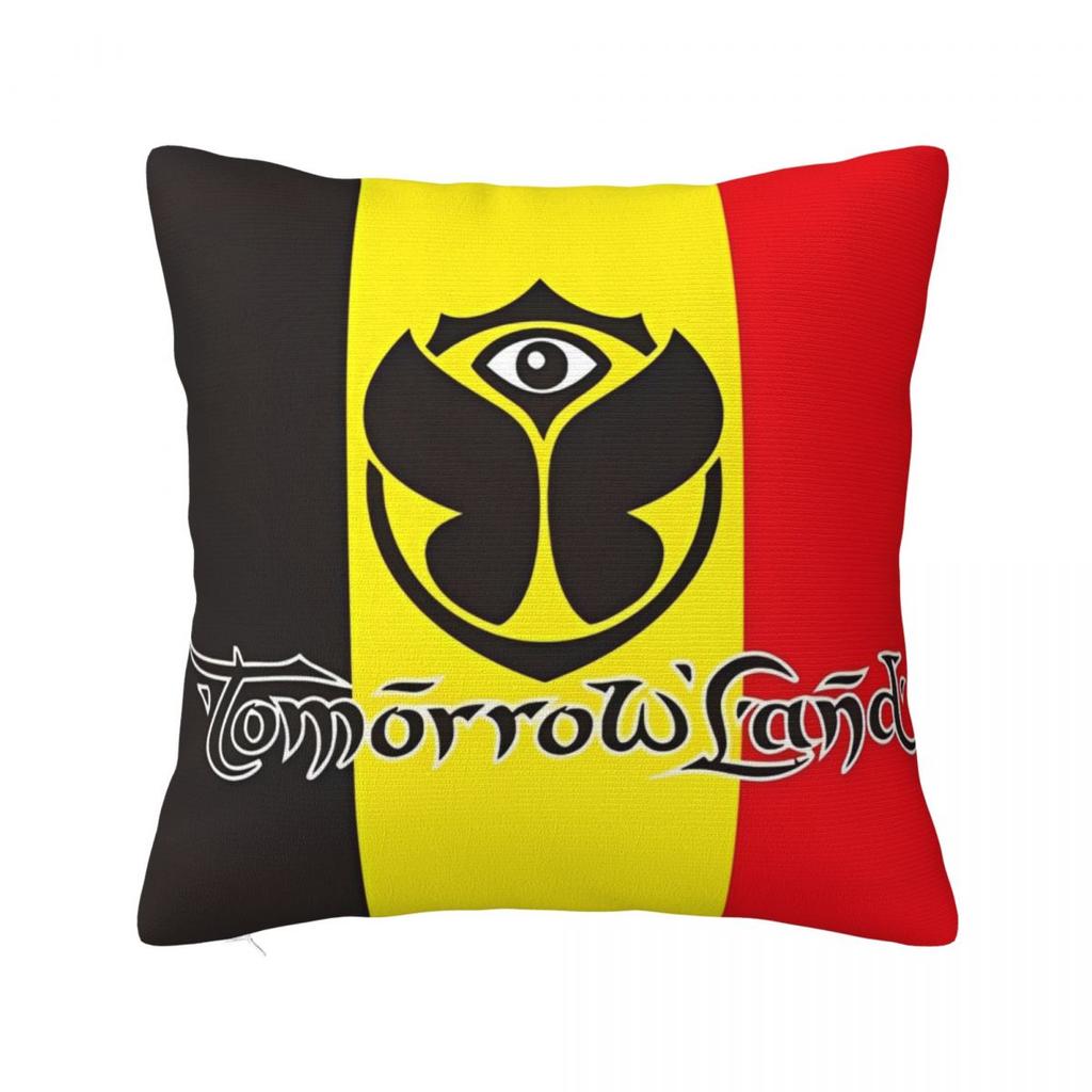 Tomorrowlandd Music Festival Pillow Case Butterfly Cushion Cover Awesome Zippered Decor Pillowcase For Sofa 45X45Cm