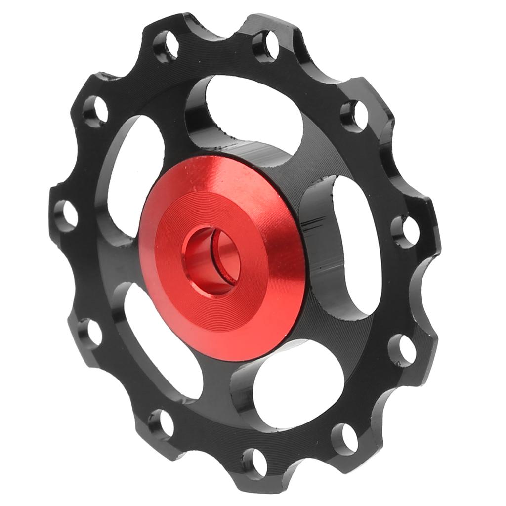 Mountain Bike Guide Wheel Durable Lightweight Bearing Anode Sturdy Aluminium Alloy 11 Tooth Rear Derailleur Pulley