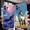 CJ53 Fine Horse Case for Motorola Moto G10 G20 G30 G31 G32 G34 G35 G41 G42 G50 G51 G52 G55 G60 G60S G62 G71 G72 G75