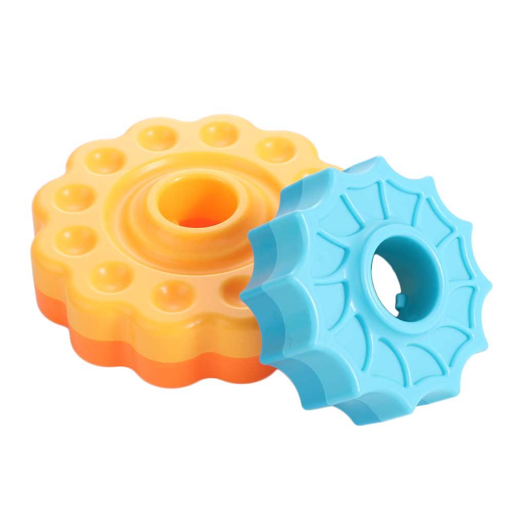 Hand-eye Coordination Rotating Screw Bolt Toys Perception Training Stacking Rainbow Tower  Home