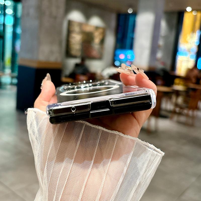 For Vivo X Fold 5 Case UV Hardened Scratch-Resistant Ultra Transparent Axis Hinge Lens Protection Grip Cover for X Fold 3 Pro