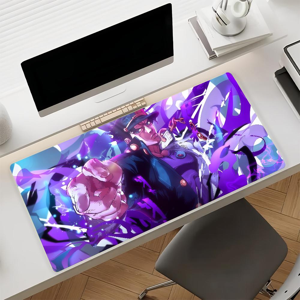Anime J-JoJo Jolyne Cujoh Mouse Pad Anti Slip Rubber Edge Locked Thickened Laptop Gaming Desk Mat