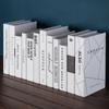 Minimalist Faux Book Decor for Living Room Display