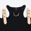 Louis Vuitton [Domestic Regular/24 Stainless Steel] RW241WW GXW FQJD12 Eyelet Tab Dress/ Dress XS blackUsed