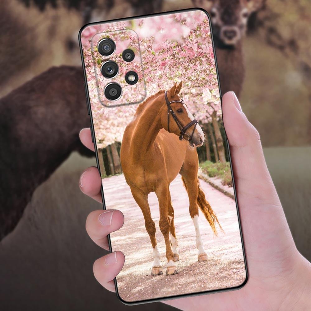 Horses Galloping Horse Animal Phone Cover Galaxy A56 5G Case For Samsung A57 A37 A17 A07 A55 A54 A52 A52S A51 A41 A32 A33 Cases