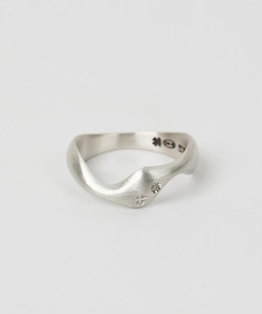 Graynoise Clover Wave Ring W (925 Silver)