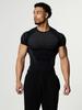VQ Trendy Men's Quick-Dry Muscle Fit T-Shirt - Elastic, Round Neck Sports & Fitness Tee