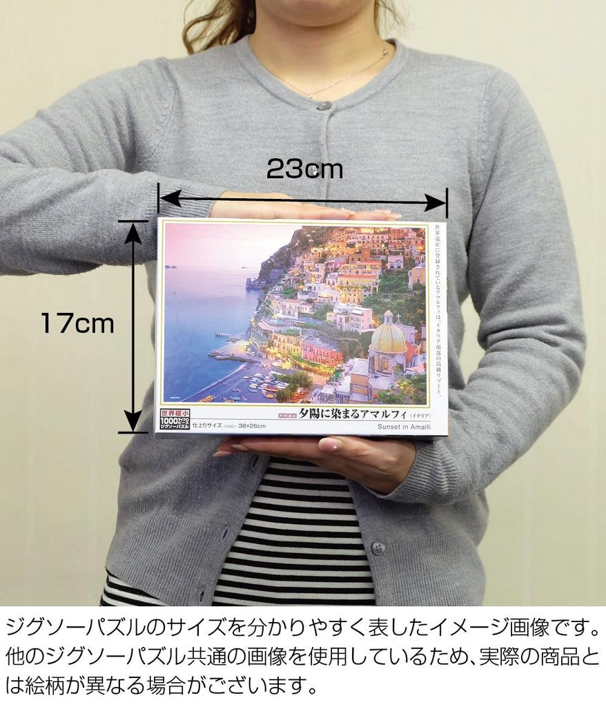 1000 Piece Jigsaw Puzzle Mont Saint Michel Floating In the Micro Piece ~Monastery Sea~ (26x38cm)