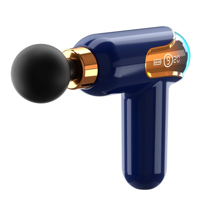 Masajator Compact Portabil Pistol Fascia Pistol de Masaj Percutant pentru Masajul Spatelui, Gâtului, Picioarelor și Taliei Masajator Muscular Profund pentru Bărbați și Femei
