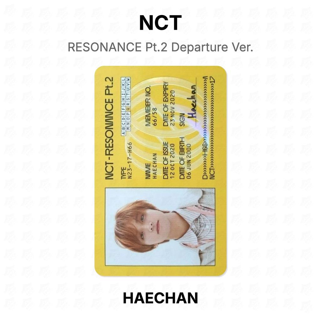 NCT RESONANCE Pt.2 Departure Ver. Official Photocard