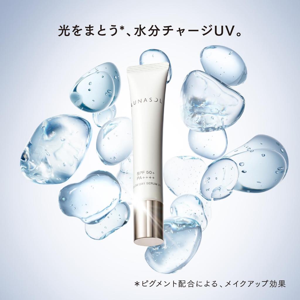 LUNASOL Glow Day Serum UV - Radiant Skin Sunscreen & Moisturizer