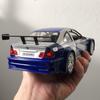 1:24 BMW M3 GTR E46 Performance Road Racing Легкосплавний Металевий Литий Модель Автомобіля Домашній Декор та Колекційні Предмети Хобі Дисплей Прикраси