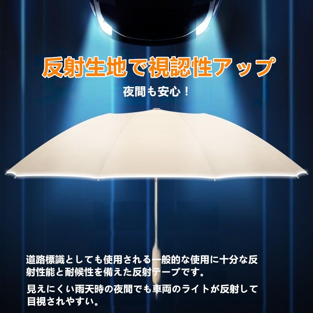 Folding Reverse Folding Safety Automatic Opening and 10 Reflective Sun UV Heat Suitable for Sunny and Rainy Typhoon UV Portable Umbrella, Design,