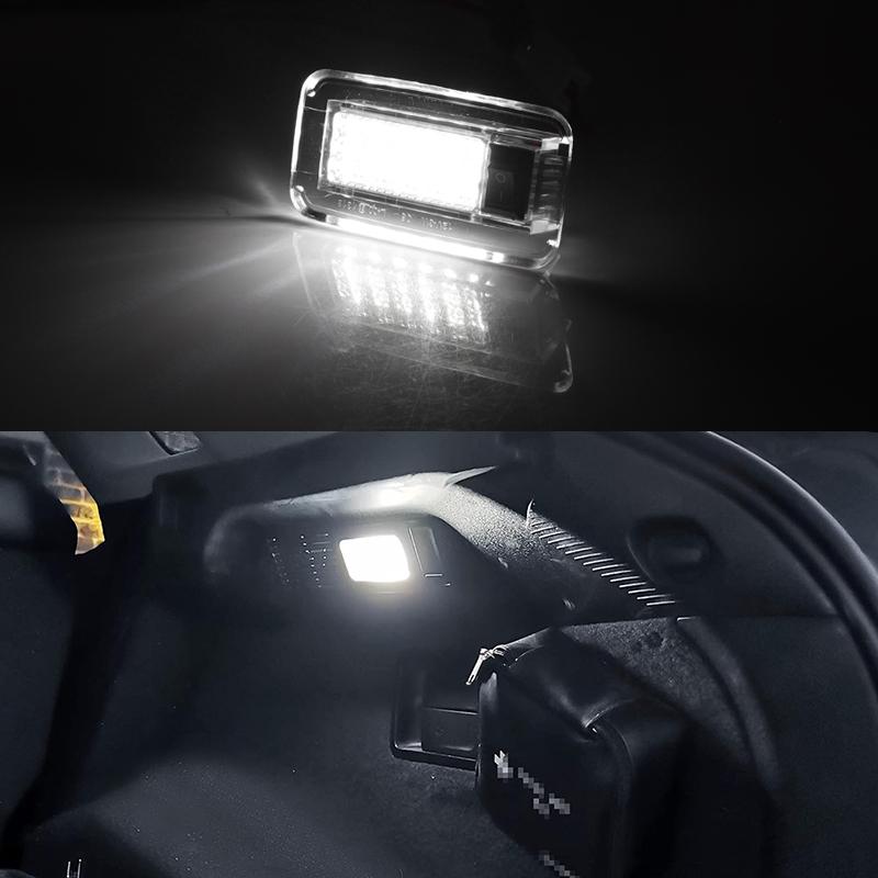 1PC Xenon White LED Trunk Cargo Area Light w/Switch Compatible With For Newer Lexus,Newer For Toyota w/Single LED Room Lamp