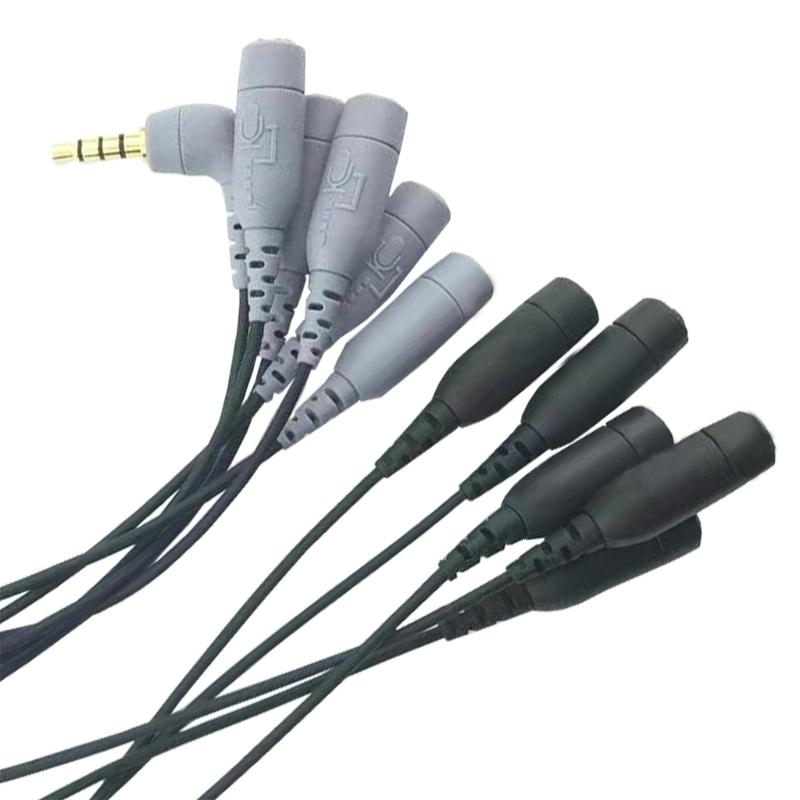 3.5mm to TRRS Microphone Cable Adaptor 3.5mm Female TRRS Microphone Adapter for SC3/SC4 Mic Camera Recording