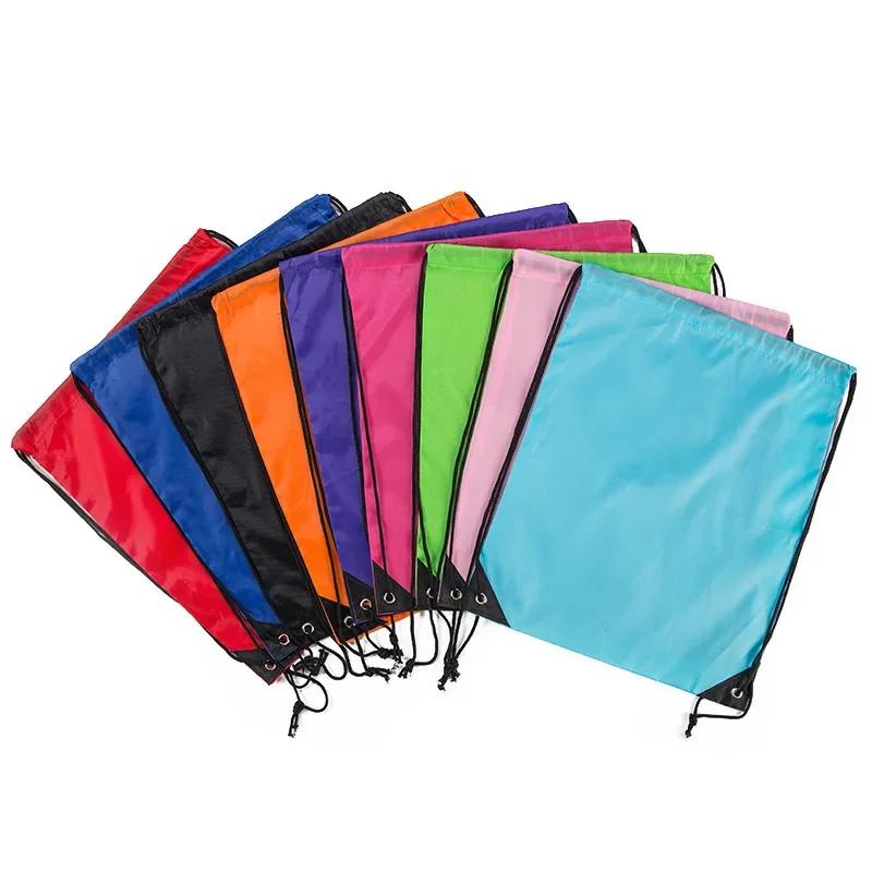 Wasserdichter Rucksack mit Kordelzug und Oxford-Stoff für Schwimmen, Sport, Strand und Reisen