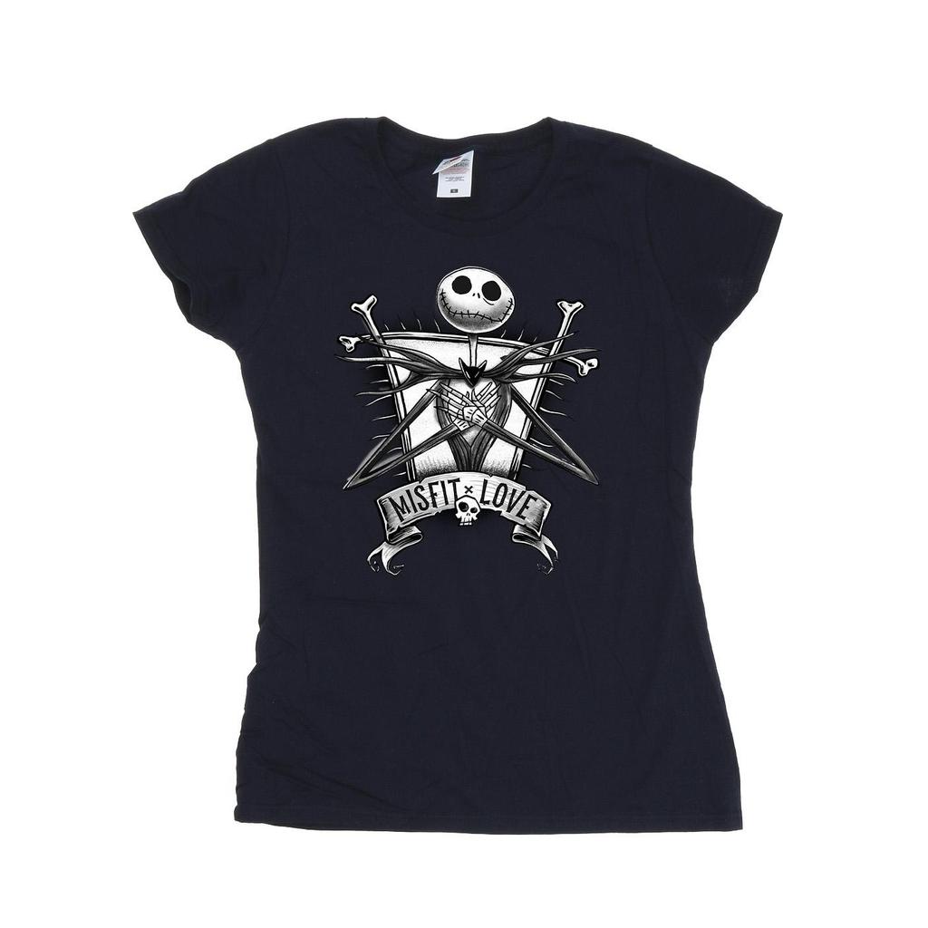 Disney Womens/Ladies The Nightmare Before Christmas Misfits Love Cotton T-Shirt