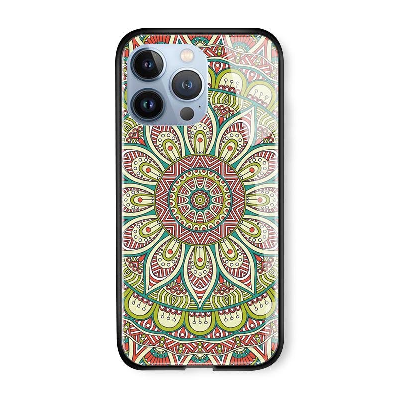 Tempered Glass Phone Case For iPhone 11 12 13 14 15 16 17 Redmi 10 12 14C Note10 Note14 Xiaomi 11Lite PocoC75 Soft Edge Shockproof Smooth Shell