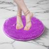 Foot Scrubber Mat with Anti-Slip Suction Cups, Ultra Soft Silicone Bristles Bath Brush, Wall Mounted Bath Foot Cleaner for Deep Cleaning And Massage