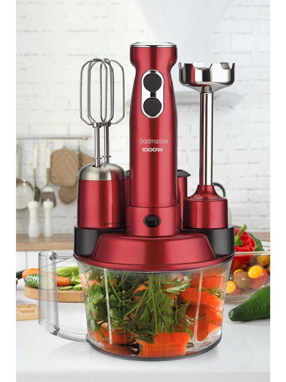 

Goldmastert GM-7239VK Elenamax Cherry Red Food Processor червоний