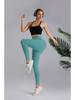 High-Waist Tummy Control Peach Hip Nude Yoga Pants - Breathable, Solid Color for Women