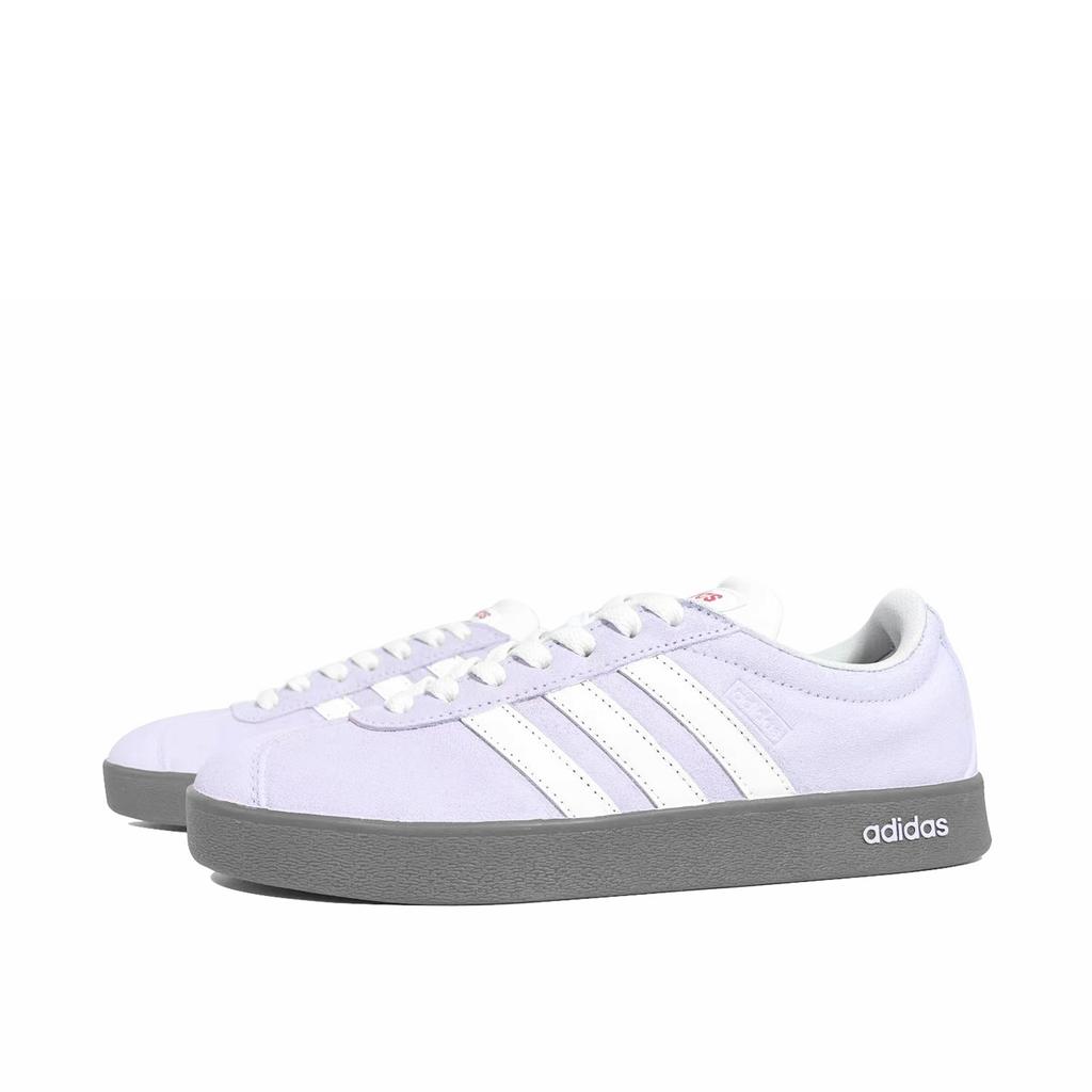 Adidas VL COURT 2.0 Lifestyle Purple Light Lightweight Low top Skateboard Shoes Unisex Purple White HQ1802(Team847-)