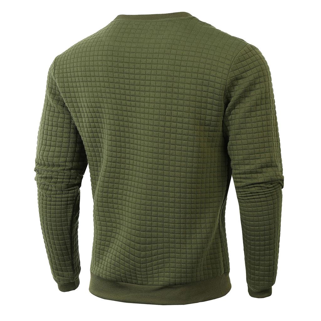 Men's Casual O-neck Loose Cotton Sweater Pullover