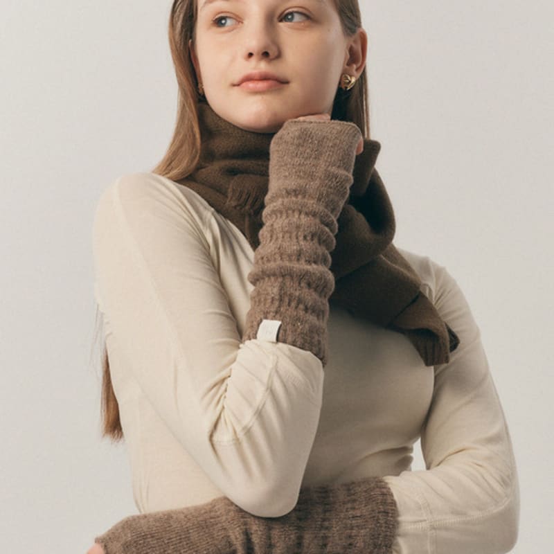 Marchen Long Fingerless Warmer_7color