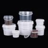 Transparent Food-Grade Plastic Bucket for Ice, Milk Tea, or Snacks