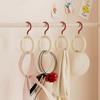 Circular Clothing Hanger Hat Rack Clothes Storage Hook Round Scarf Tie Hanger  Wardrobe