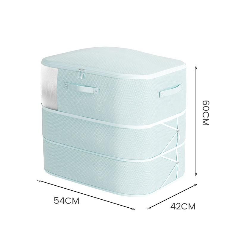 Przezroczysta torba do przechowywania kołdry z tkaniny twill: Duży Organizer Kompresyjny na Kołdry i Ubrania