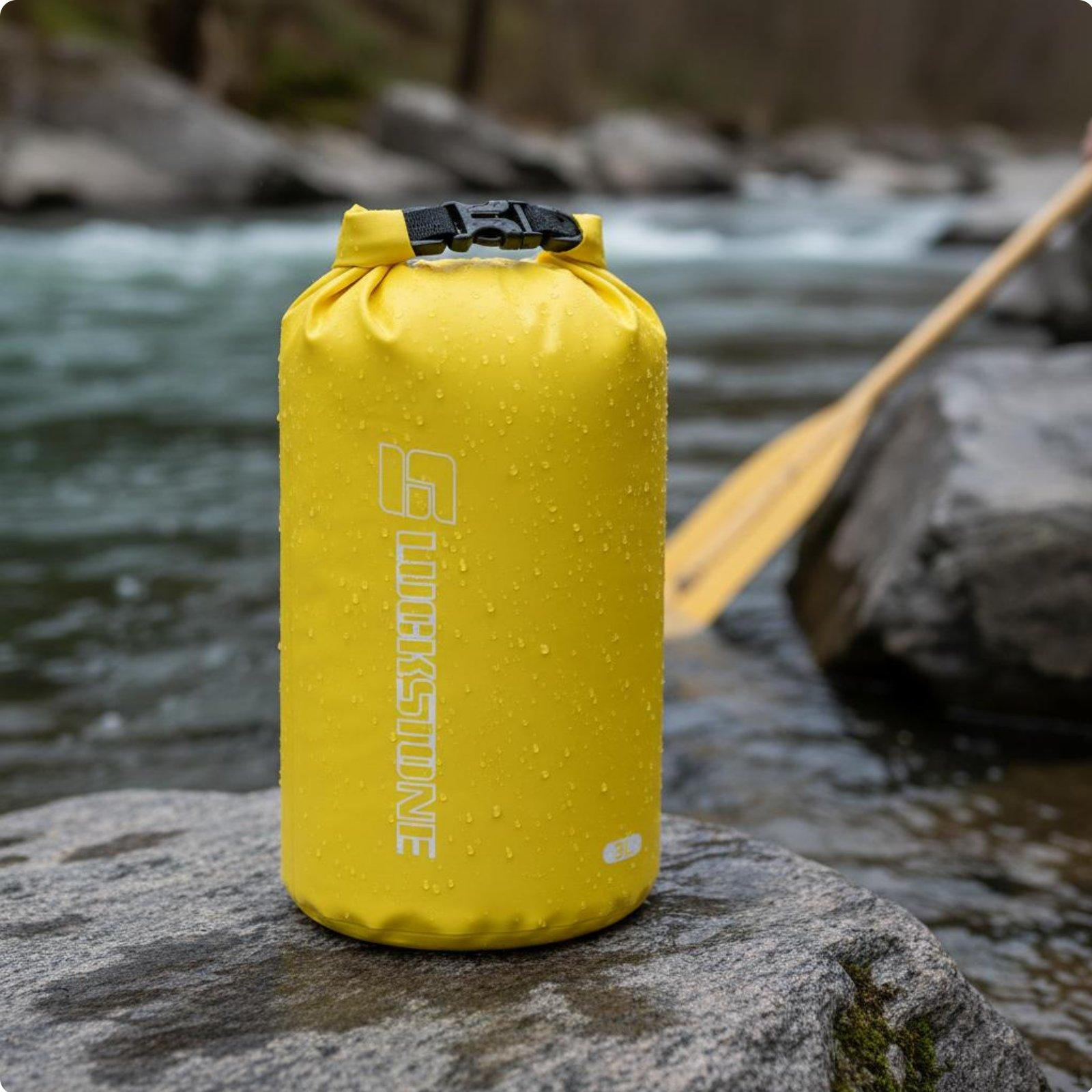 Outdoor Waterproof Cylindrical Bag Portable Folddown RollTop TearResistant