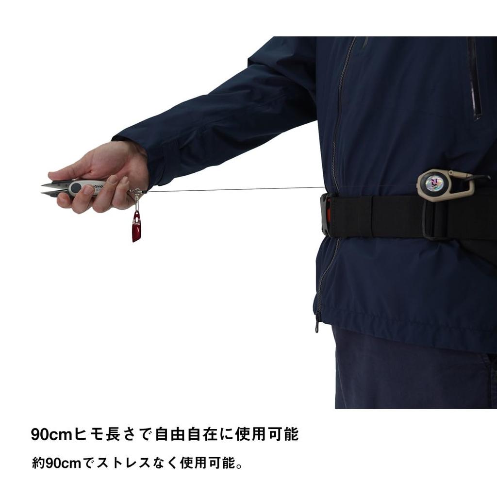 DAIWA Carabiner Reel 900 TYPE B Black/Gray