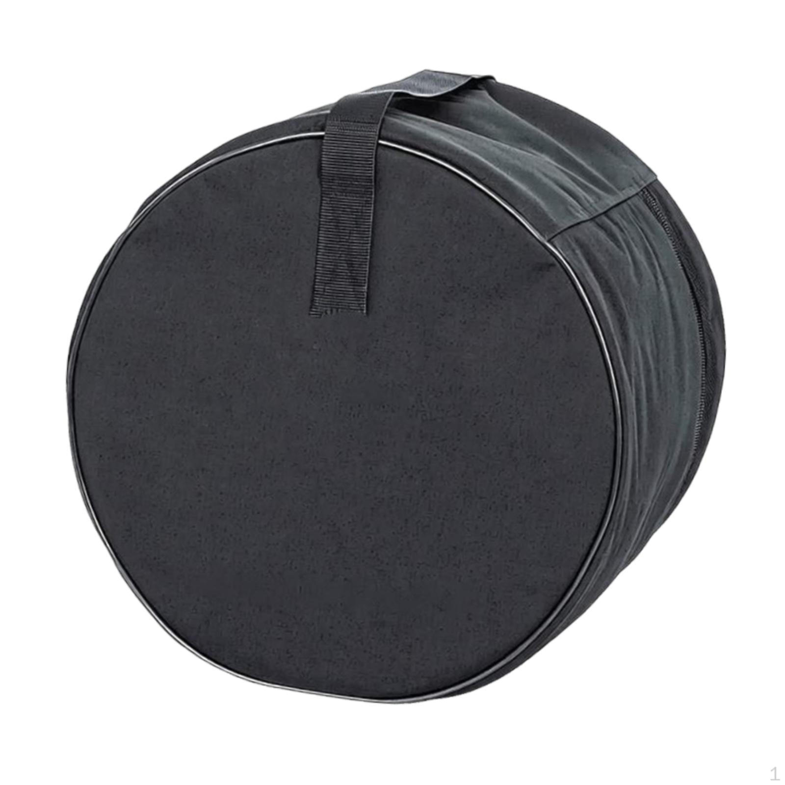 

Chinese Bass Drum Bag Five Tone Row Case Protection Cover Black Zipper Closure Travel Oxford 28xcmx29.5cm