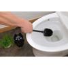 Sankin Shoji Cat Tail Toilet Brush, Black, Approx. W11.6 X D14.5 X H38cm ME3713