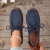 Women's Large Size Soft Sole Slip-On Casual Flats Comfortable Loafers.
