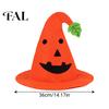 Portable Washable Holiday Hat Halloween Pumpkin for Kids Adults, Funny Plush Bulk Event Gift Supplies Witch Party Costume, Cosplay, Stage Performances